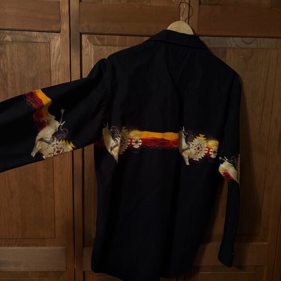 Vintage Wrangler Pearl Button Down - Picture 4 of 4